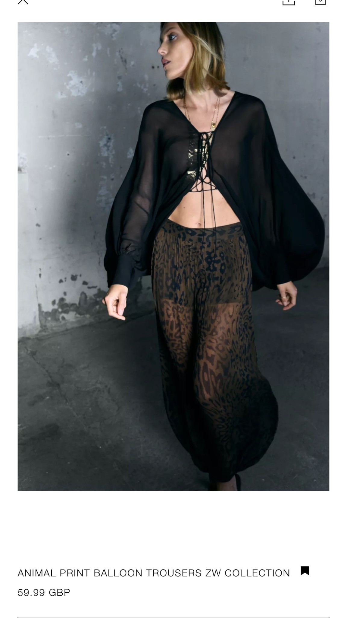 Obsessed with these balloon sheer leopard print trousers! Will wear them multiple times this season! Wearing size XS 

#LTKeurope #LTKuk #LTKautumn