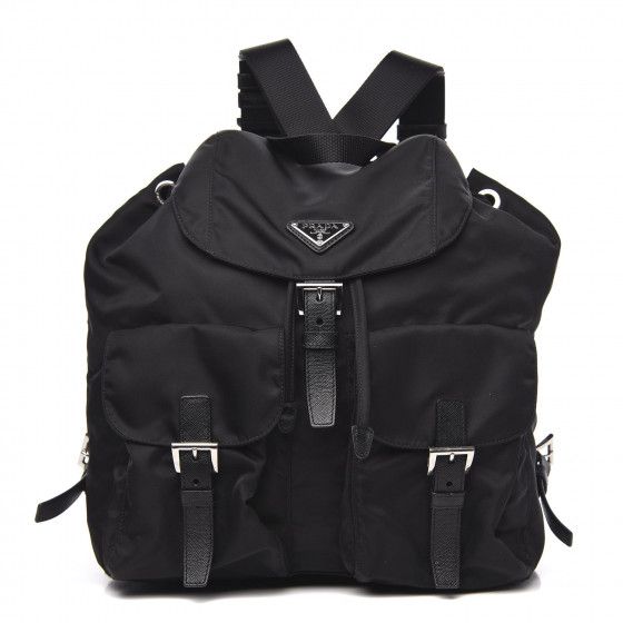 PRADA

Tessuto Nylon Saffiano Medium Backpack Black | Fashionphile