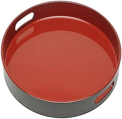 Kotobuki Red and Black Lacquer Serving Tray, 13-1/2-Inch | Amazon (US)