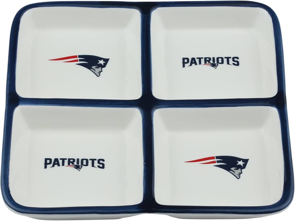 The Memory Company | Licensed NFL 4-Section Ceramic Plate | Amazon (US)