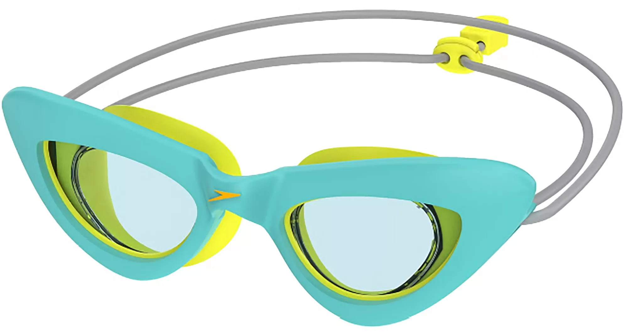 Speedo Kids' Sunny G Cat Eye Swim Goggles, Blue/Yellow | DICK'S Sporting Goods