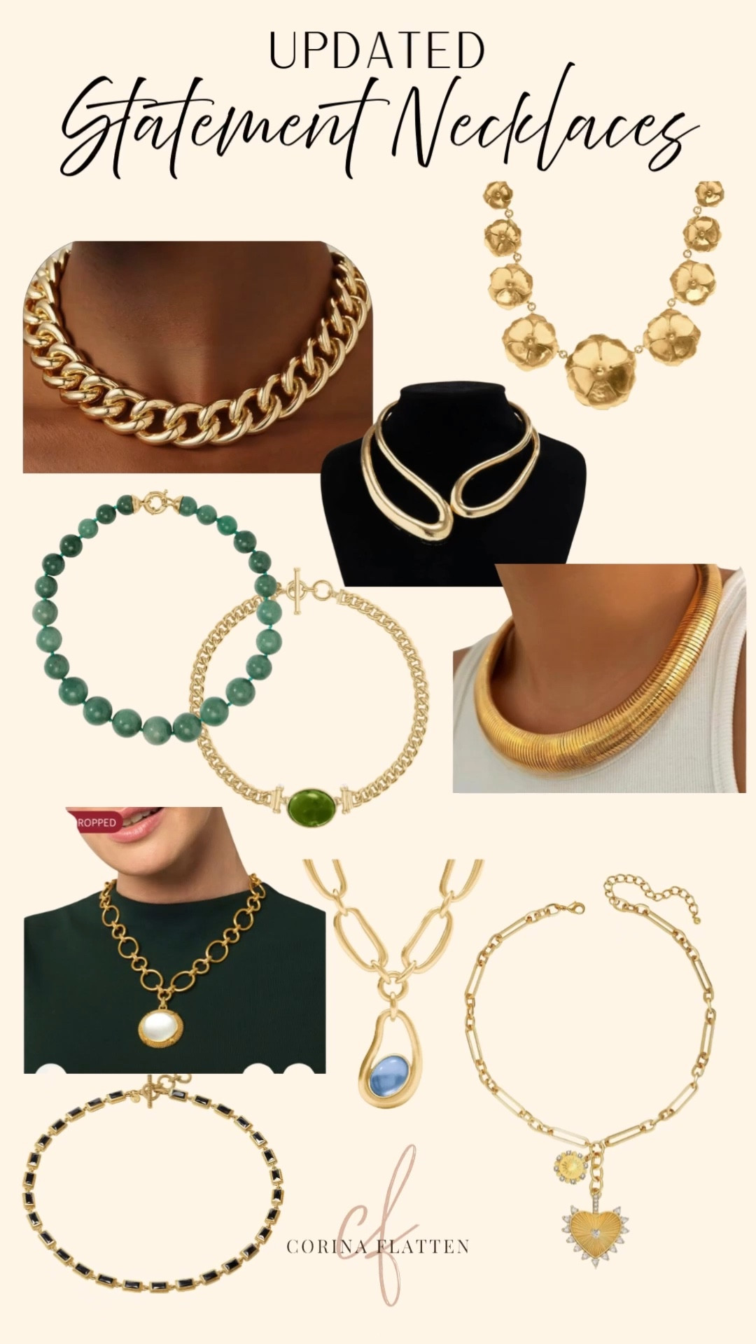 The New Statement Necklace

Amazon, Julie Vos, gold chain, modern, cabachon, pendant, chunky, link, choker, over 40,!midlife, accessories, jewelry

#LTKCyberWeek #LTKSaleAlert #LTKOver40