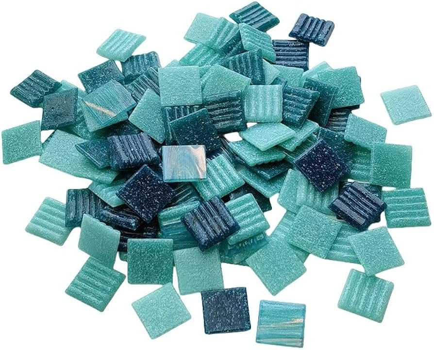 1.1LB Quartz Mosaic Tiles, 3/4" Multi Color Mosaic Pieces Stones for DIY Mosaic Making Craft Hobb... | Amazon (US)