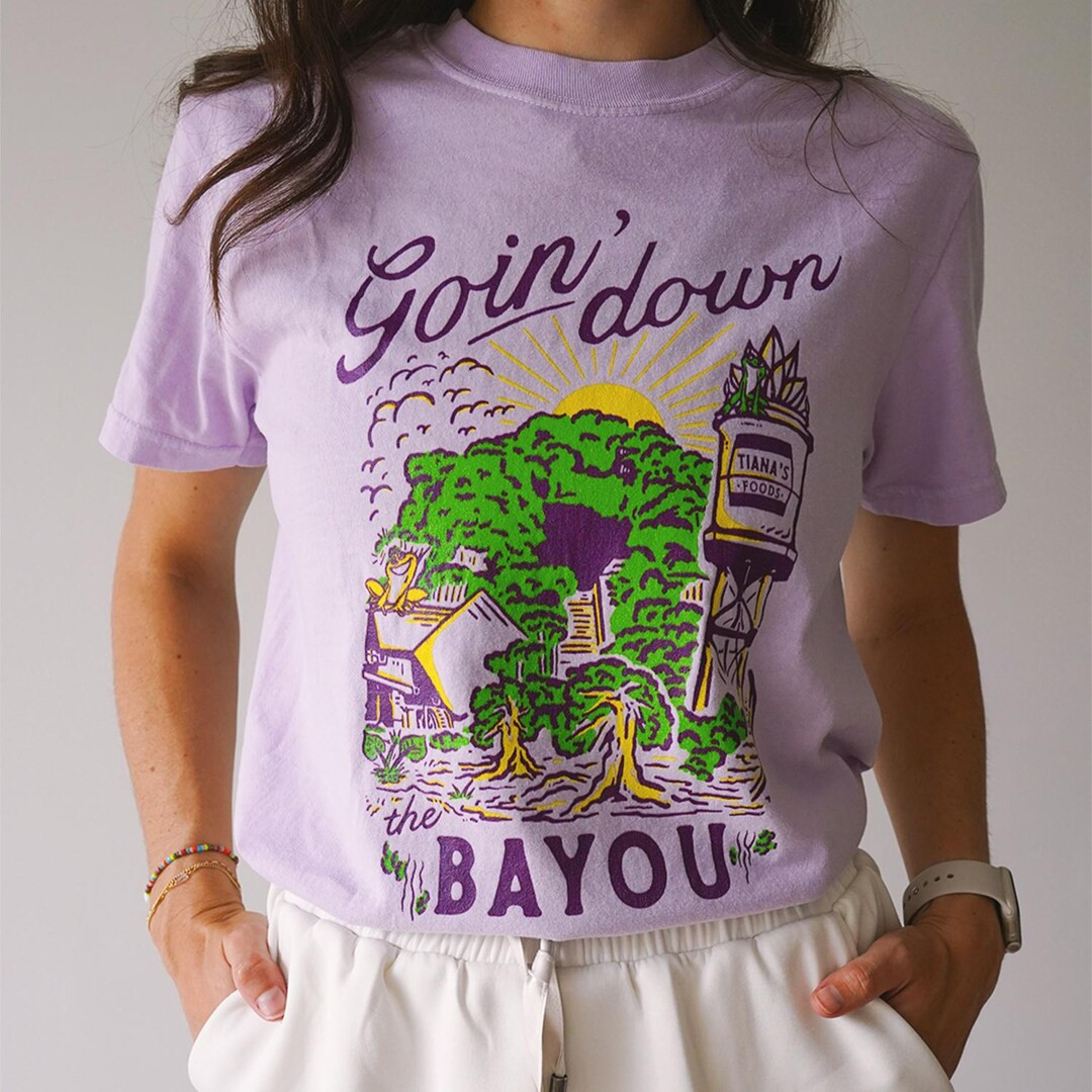 Disney Tiana's Bayou Adventure T-shirt, Disney Princess and the Frog Tee for Disney World Vacatio... | Etsy (US)