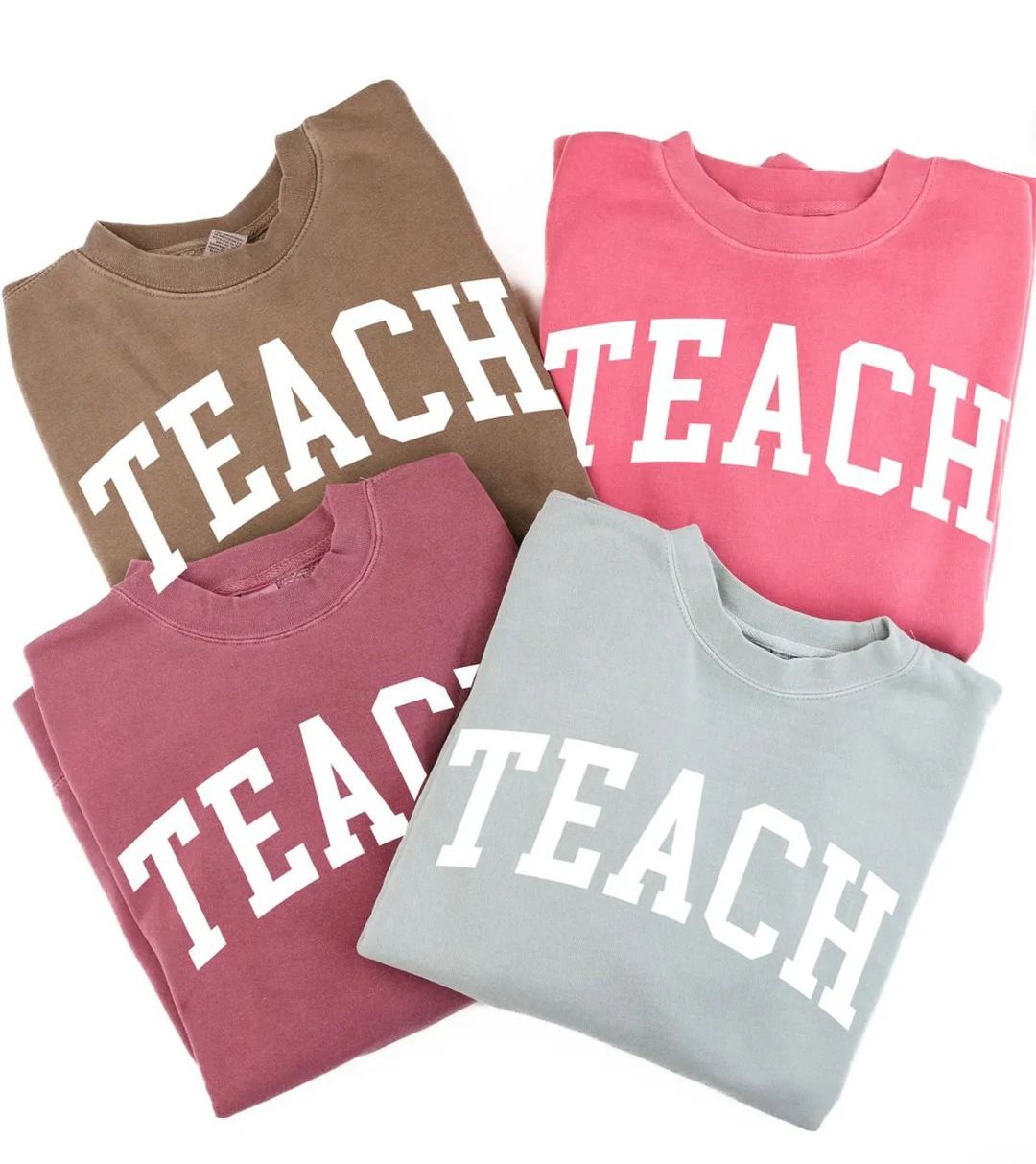 Teach T-shirt,teacher Shirt,athletic Tee,teacher Appreciation Gift,back to School Top,oversized G... | Etsy (US)