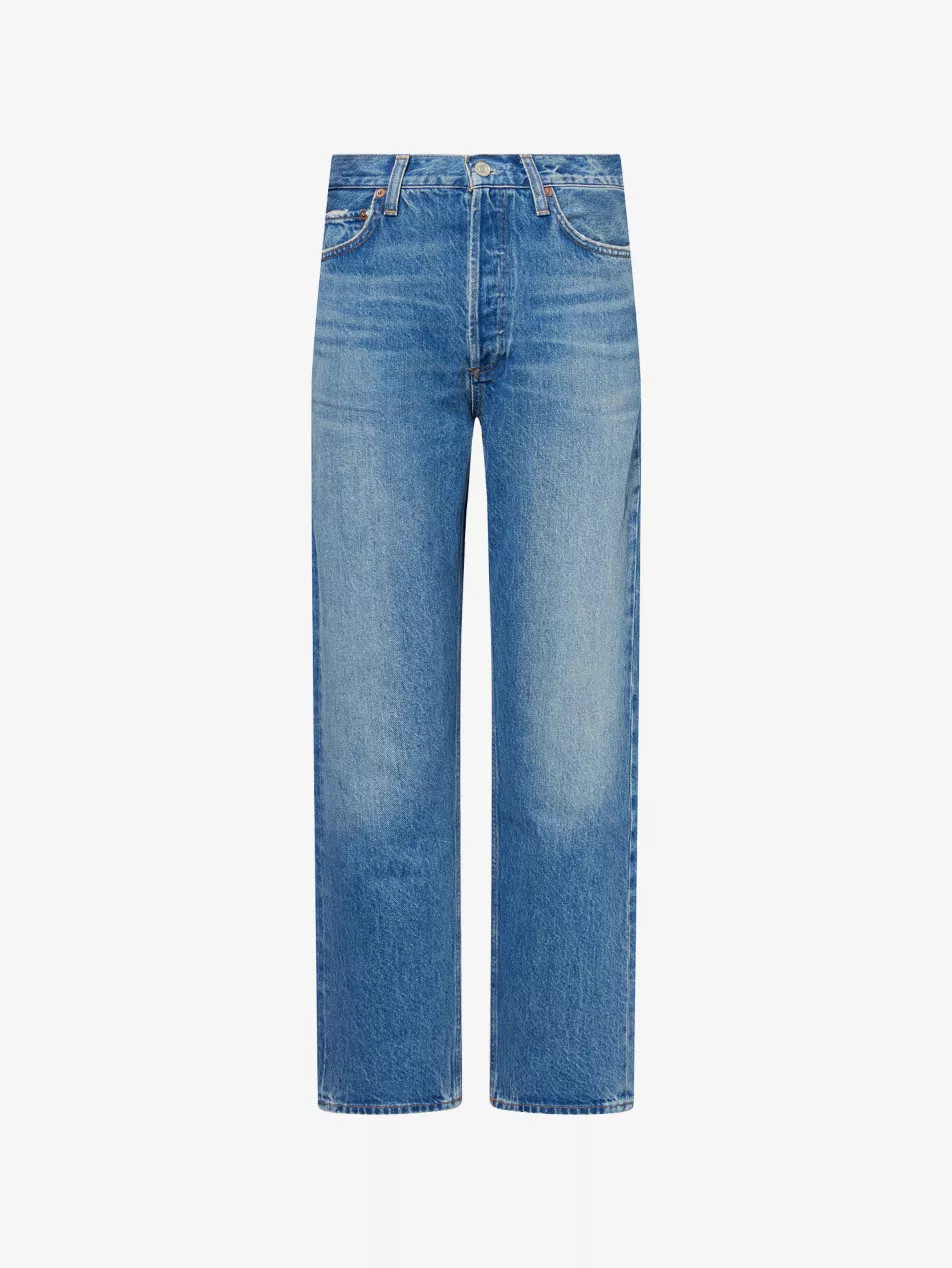AGOLDE - 90's Pinch Waist Straight-Leg High-Rise Denim Jeans | Selfridges.com | Selfridges
