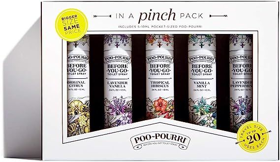 Amazon.com: Poo-Pourri Before-You-go Toilet Spray 10 ml Original Citrus 10 ml Lavender Vanilla 10... | Amazon (US)