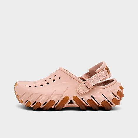 Crocs Women's Echo RO Clog Shoes (Men's Sizing) in Pink/Caramel Size: 6.0 | Finish Line (US)