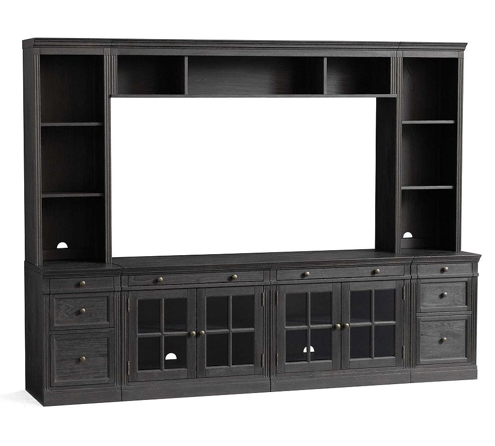 Livingston 7-Piece Entertainment Center (105"-140") | Pottery Barn (US)