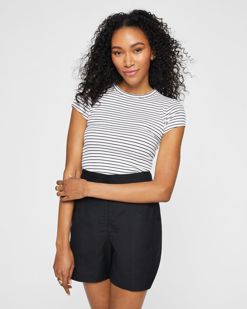 Striped Bowee Tee | Club Monaco (Global)