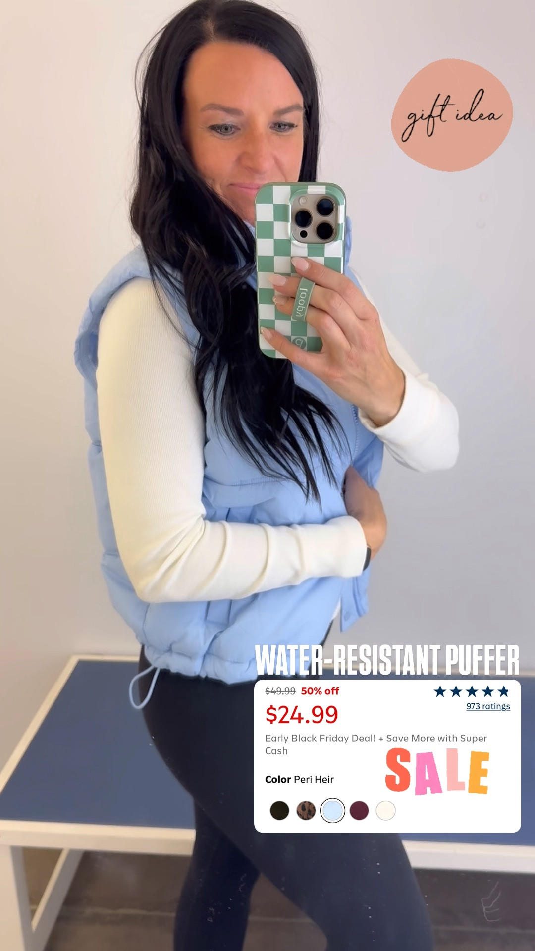 Old navy water-resistant puffer vests are SO cute And cozy! Another great gift idea plus 50% off!! Fits TTS, I’m in a S. Also comes in leopard😍

#LTKGiftGuide #LTKHoliday #LTKCyberWeek