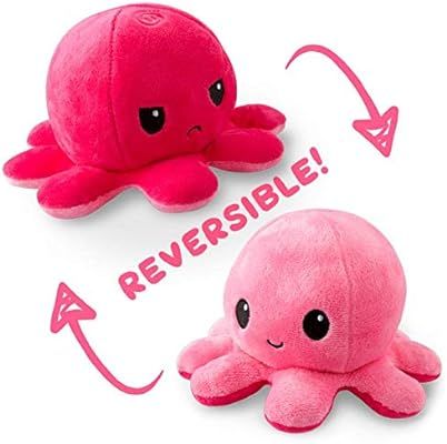 TeeTurtle | Reversible | Cute Mini Plushies | Light and Dark Pink Octopus | Squish Often - Cuddle... | Amazon (US)