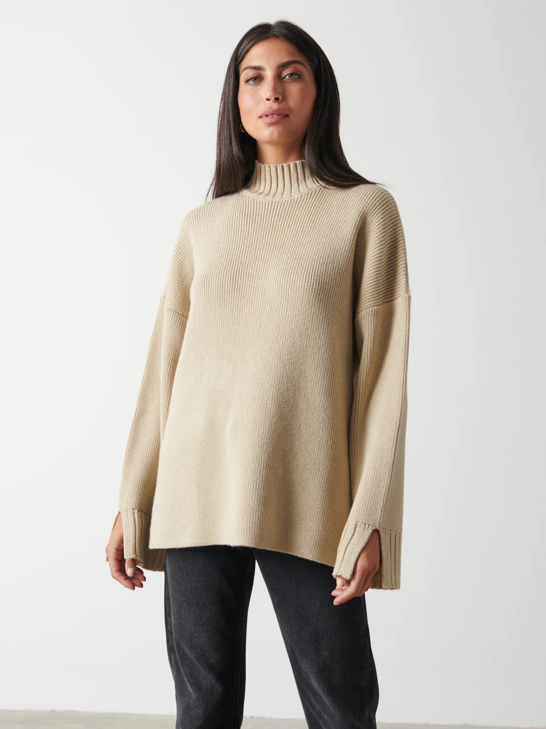 Amory Grown Neck Knit Jumper | Pretty Lavish (UK)