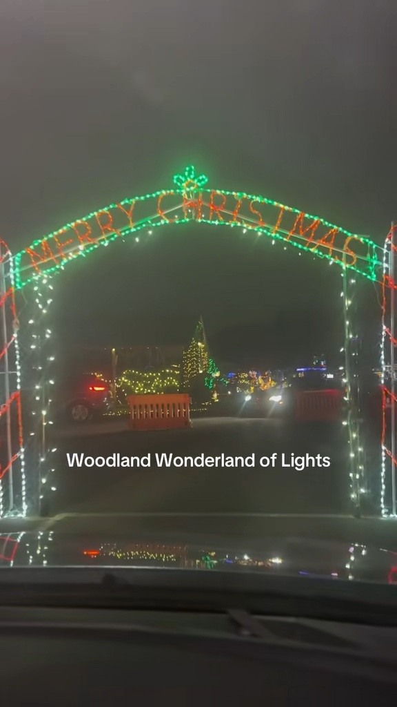 Christmas drive through in Woodland 

#LTKHoliday #LTKdayinmylife #LTKvlog