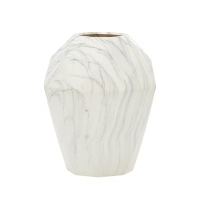 Grayson Lane White Ceramic Modern Vase | Lowe's