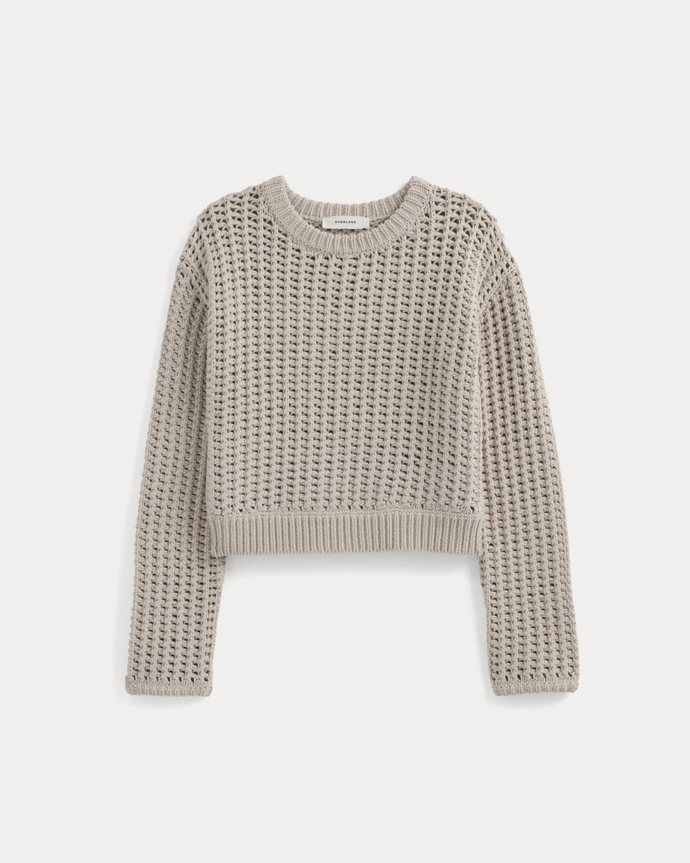 Open-Knit Crew in Elevated Cotton | Peyote | Everlane