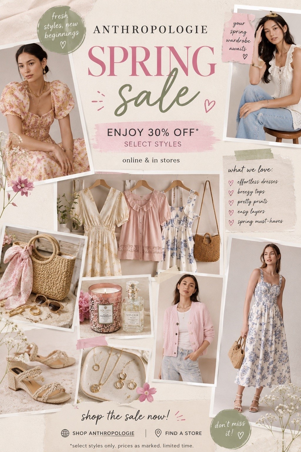 Anthropologie spring sale is live! Code ANTHRO20

#LTKmomlife #LTKSeasonal #LTKSaleAlert