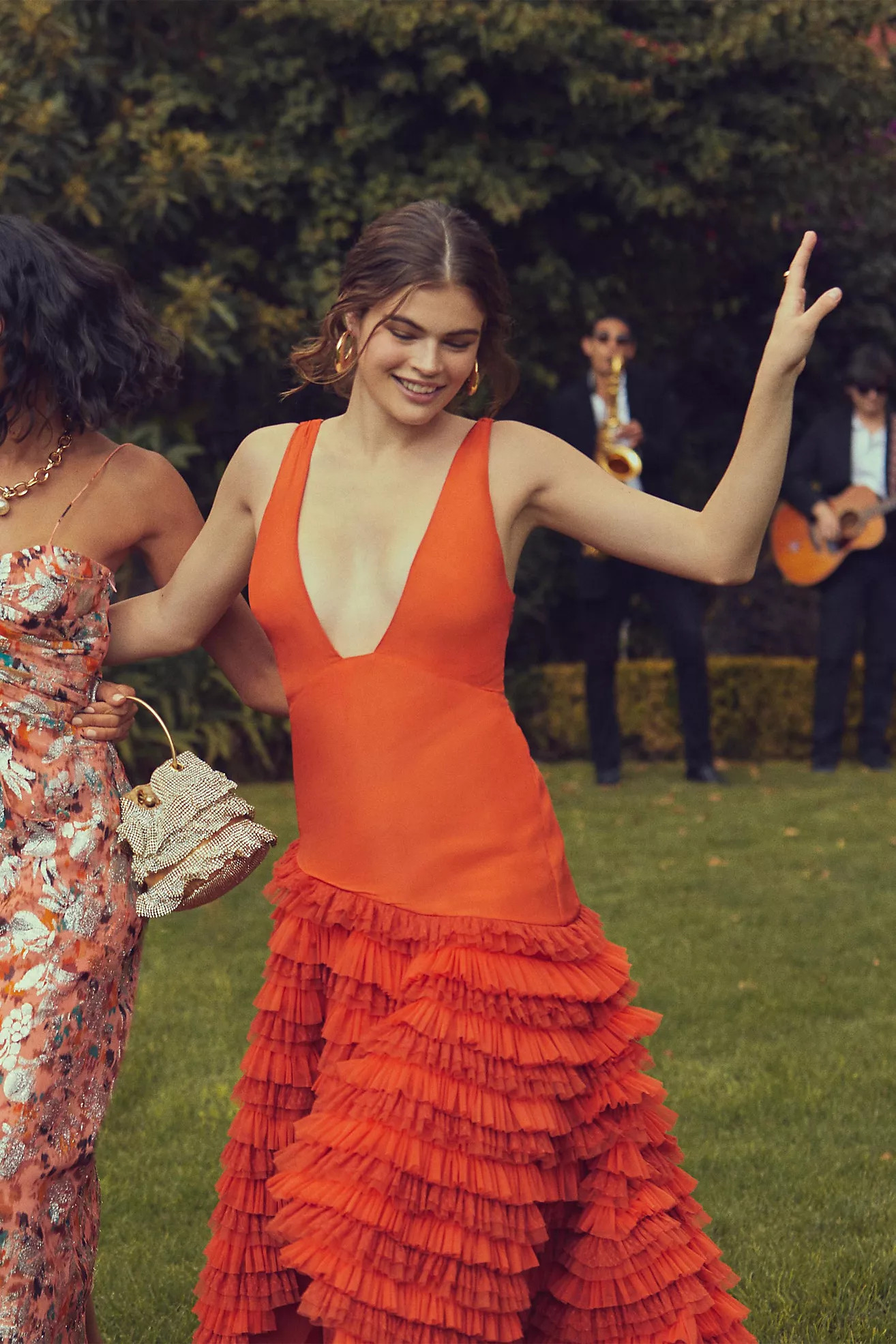 Forever That Girl Tiered-Ruffle High-Low Dress | Anthropologie (US)