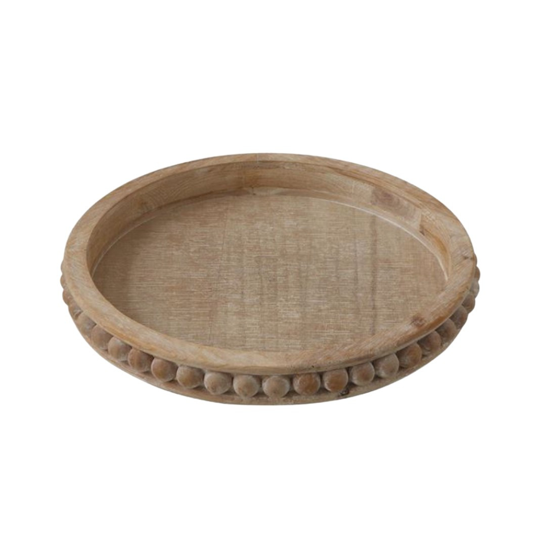 Decorative Wood Ball Tray | Megan Molten