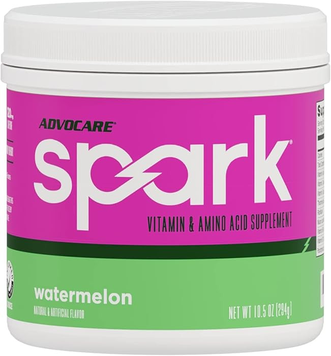 AdvoCare Spark Vitamin & Amino Acid Supplement - Focus & Energy Drink Powder Mix with Vitamin A, ... | Amazon (US)