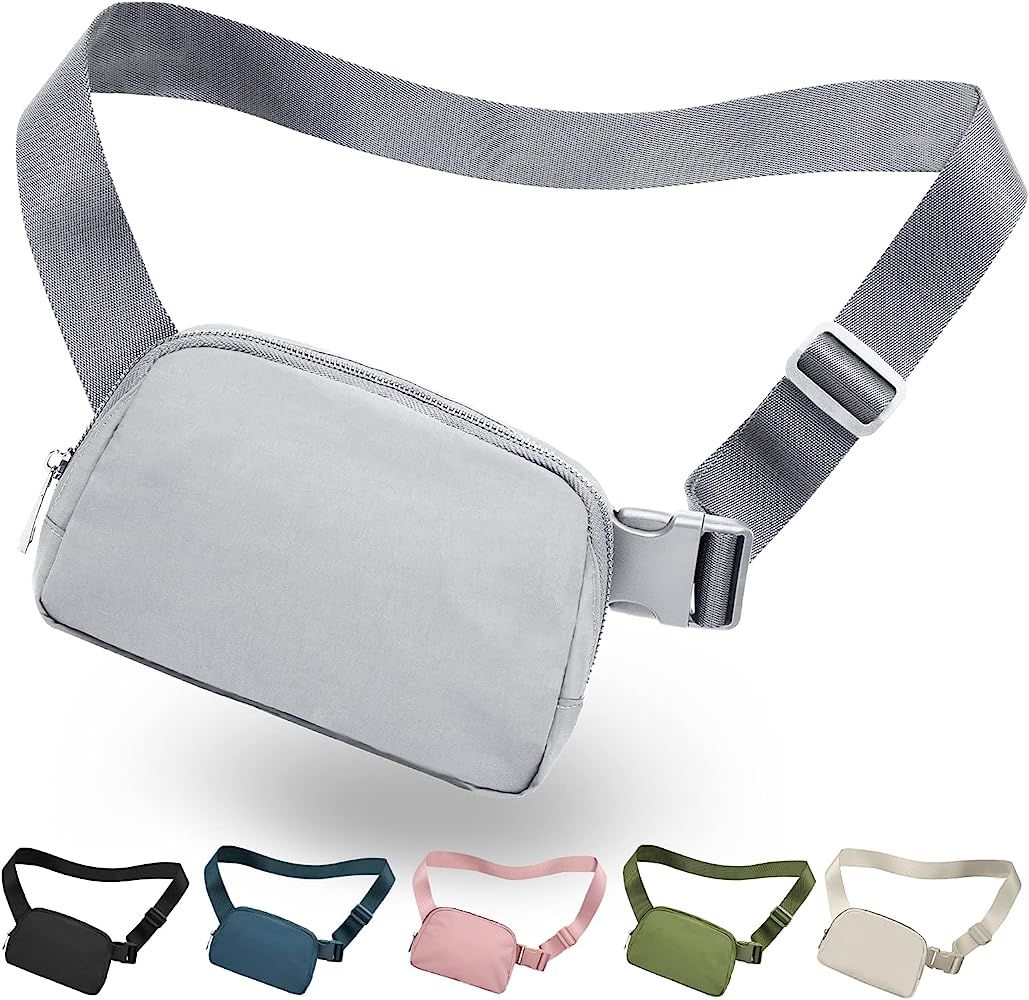 viewm Belt Bag for Women, Waterproof Fanny Packs for Women Men Fanny Pack Crossbody Bags for Women w | Amazon (US)