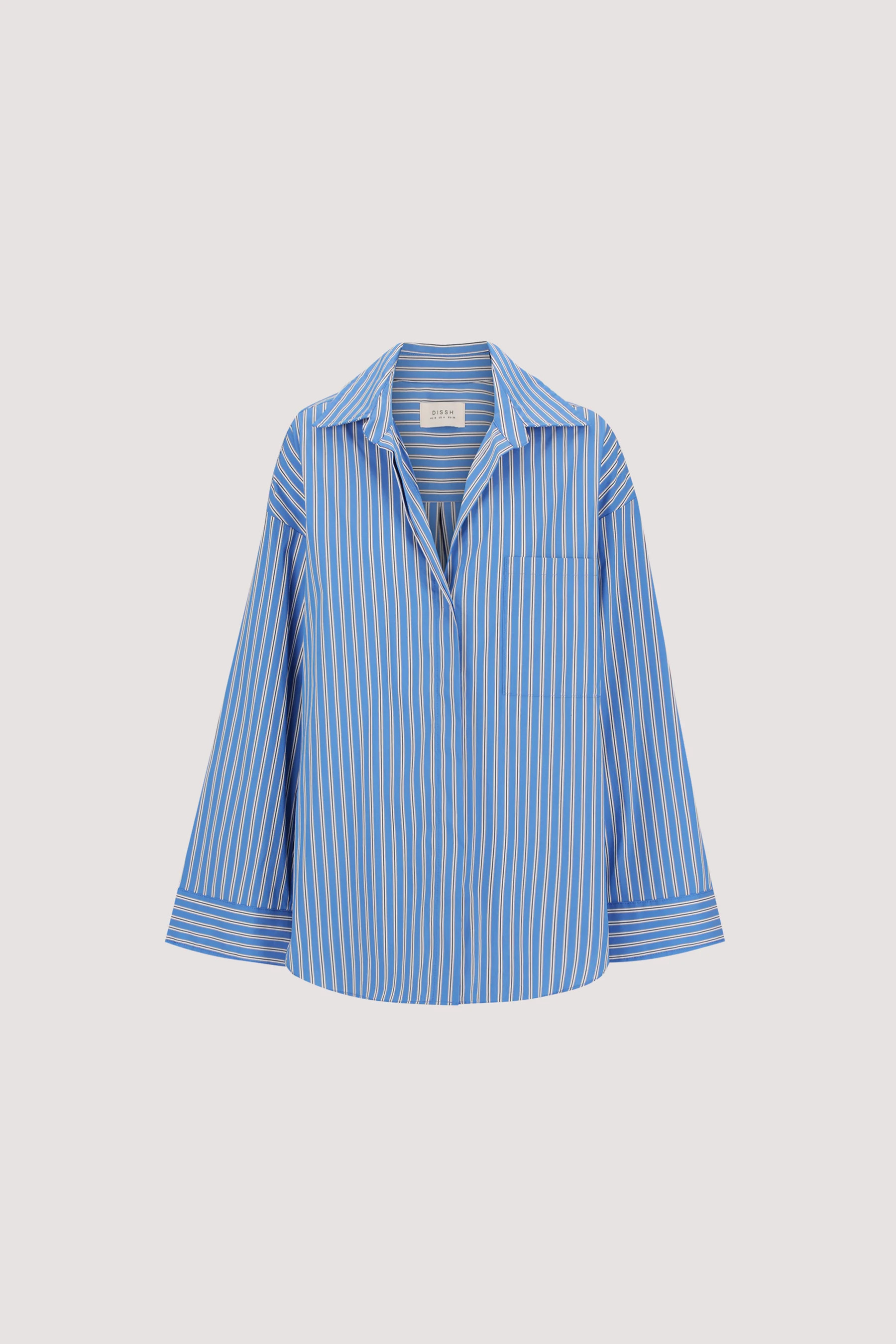 MISHA AZURE STRIPE SHIRT | DISSH