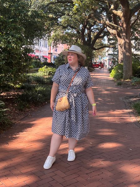 A cotton poplin shirt dress is a great choice for sightseeing in a hot and humid climate! This one is old but I’ve linked to other similar dresses 

#LTKcurves #LTKmidsize #LTKstyletip