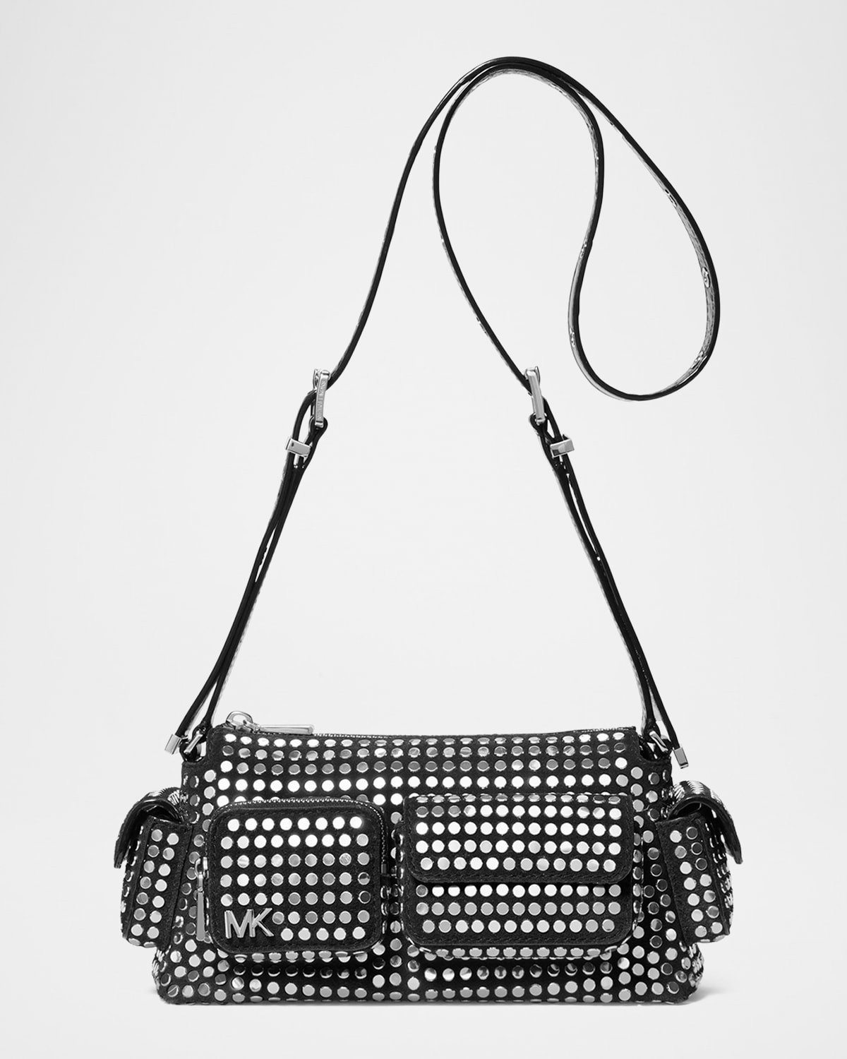 Dakota Small Studded Leather Crossbody Bag | Neiman Marcus