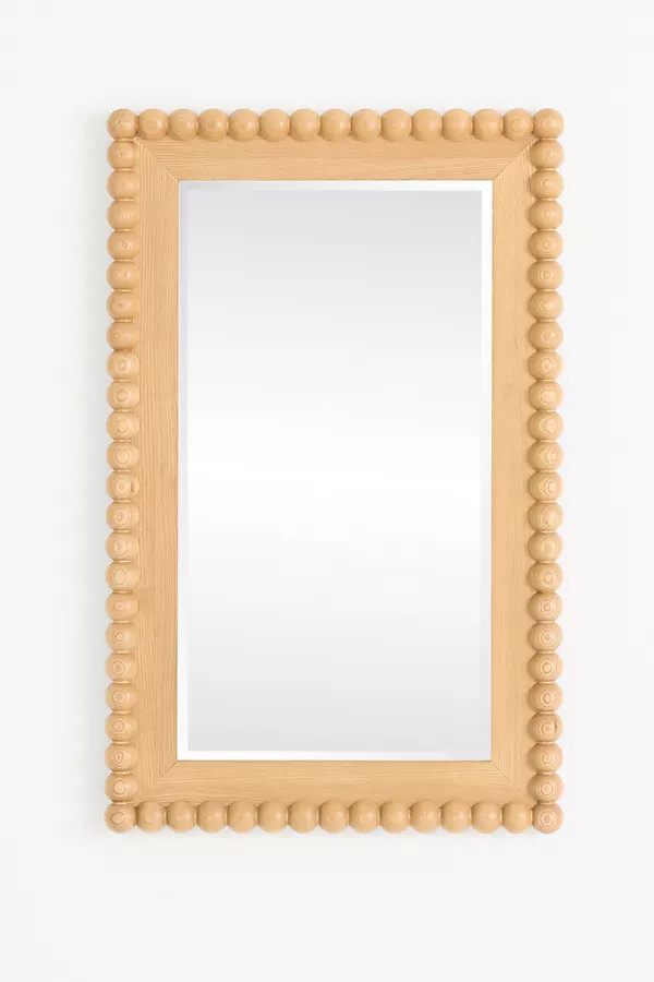 Pippa Wood Bobbin Rectangle Portrait Wall Mirror | Anthropologie (US)
