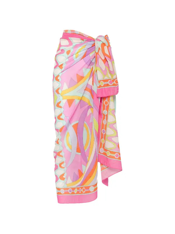 Pareo-Midirock mit Print | Farfetch Global