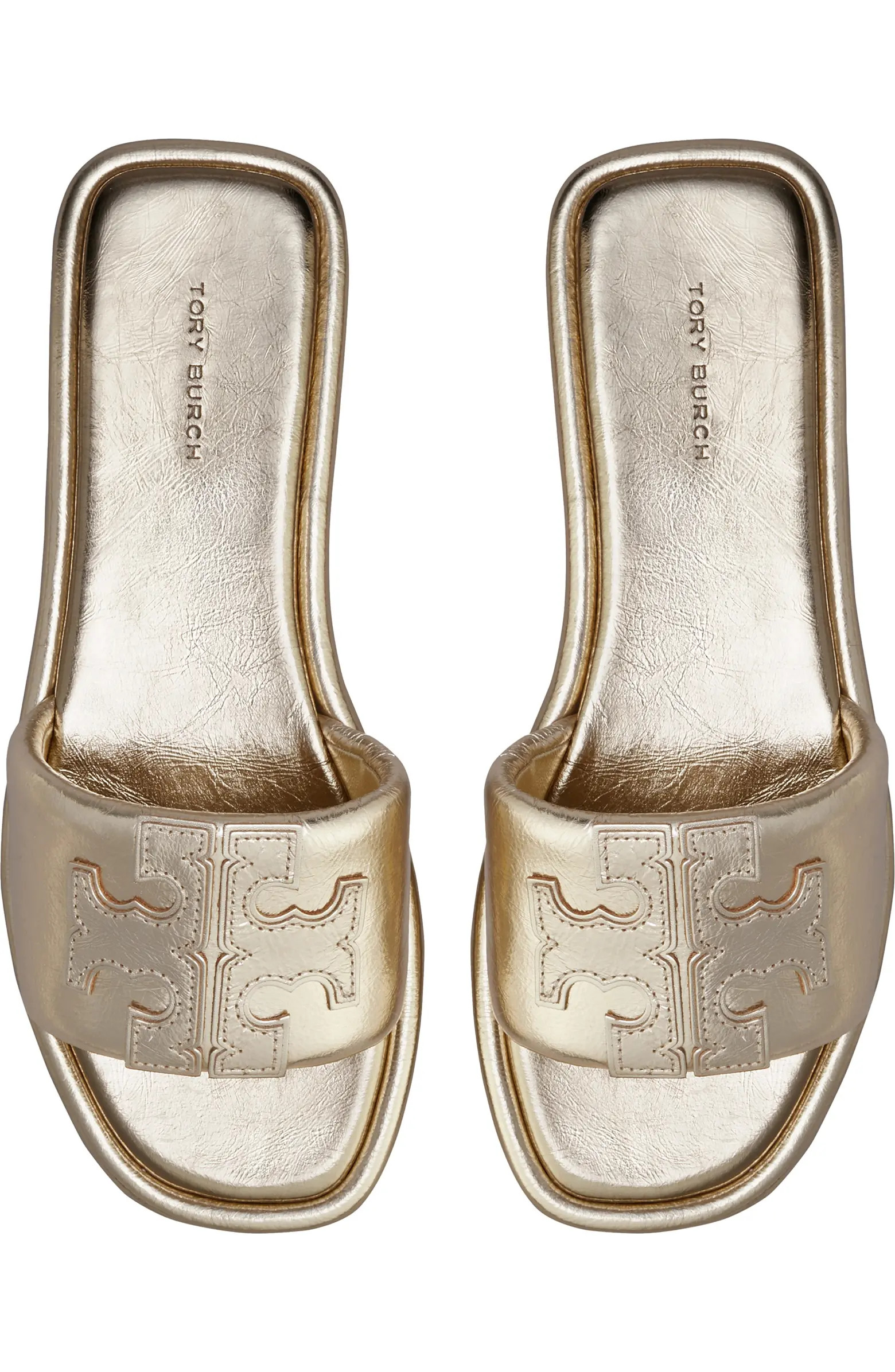 Double-T Leather Sport Slide Sandal (Women) | Nordstrom