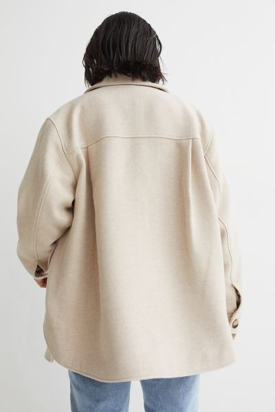 Oversized Twill Shacket | H&M (US + CA)