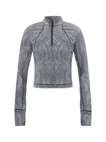 It's Rulu Run Cropped Half Zip | Women's Long Sleeve Shirts | lululemon | Lululemon (US)