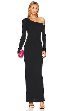 NOT YOURS TO KEEP Moon Maxi Dress in Black from Revolve.com | Revolve Clothing (Global)