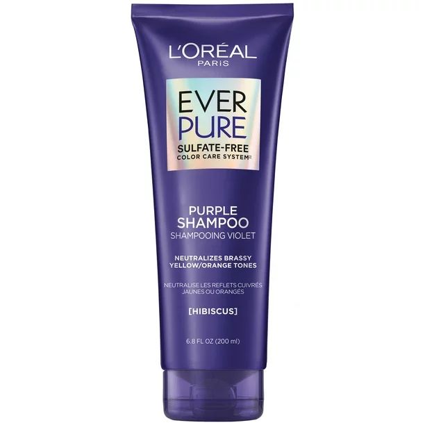 L'Oreal Paris EverPure Sulfate Free Purple Shampoo for Colored Hair, 6.8 fl oz | Walmart (US)