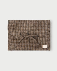 Banks Brown/Black Quilted Laptop Sleeve | Loeffler Randall