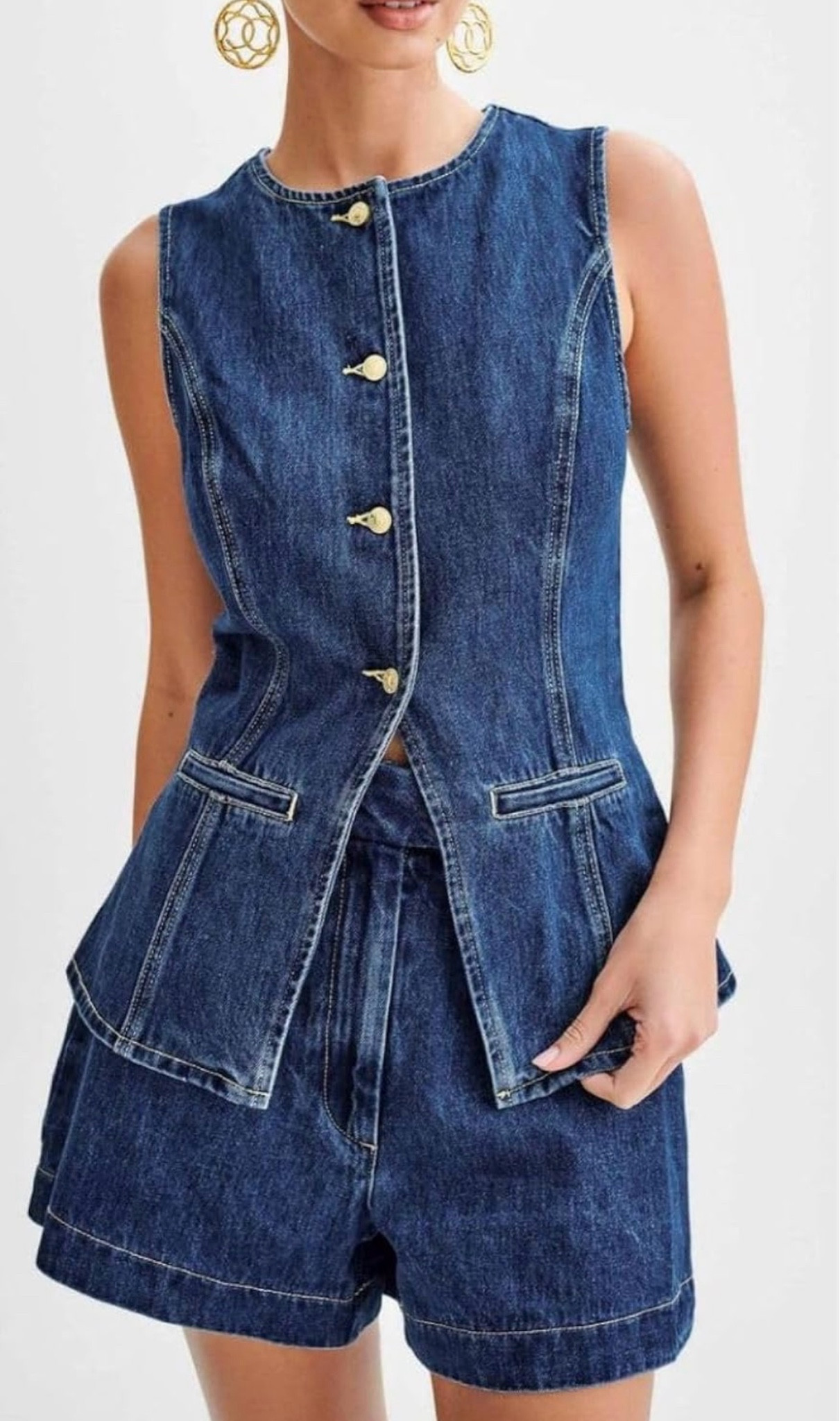 Women's Denim 2 Piece Set Casual Business Sleeveless Jean Blazer Vest Tops and Shorts Outfit
Amazon Finds
Amazon Fashion
Amazon Clothing

#LTKFindsUnder50 #LTKStyleTip #LTKSeasonal