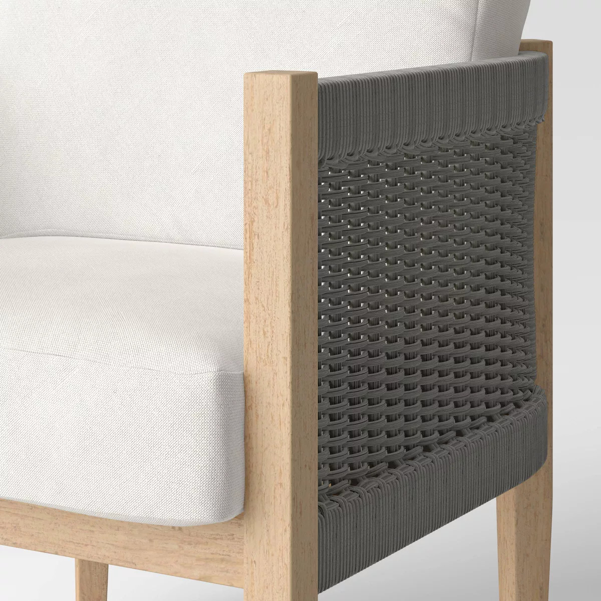 2pc Pasadena Outdoor Patio Chairs, Club Chairs Gray - Threshold™ designed with Studio McGee | Target