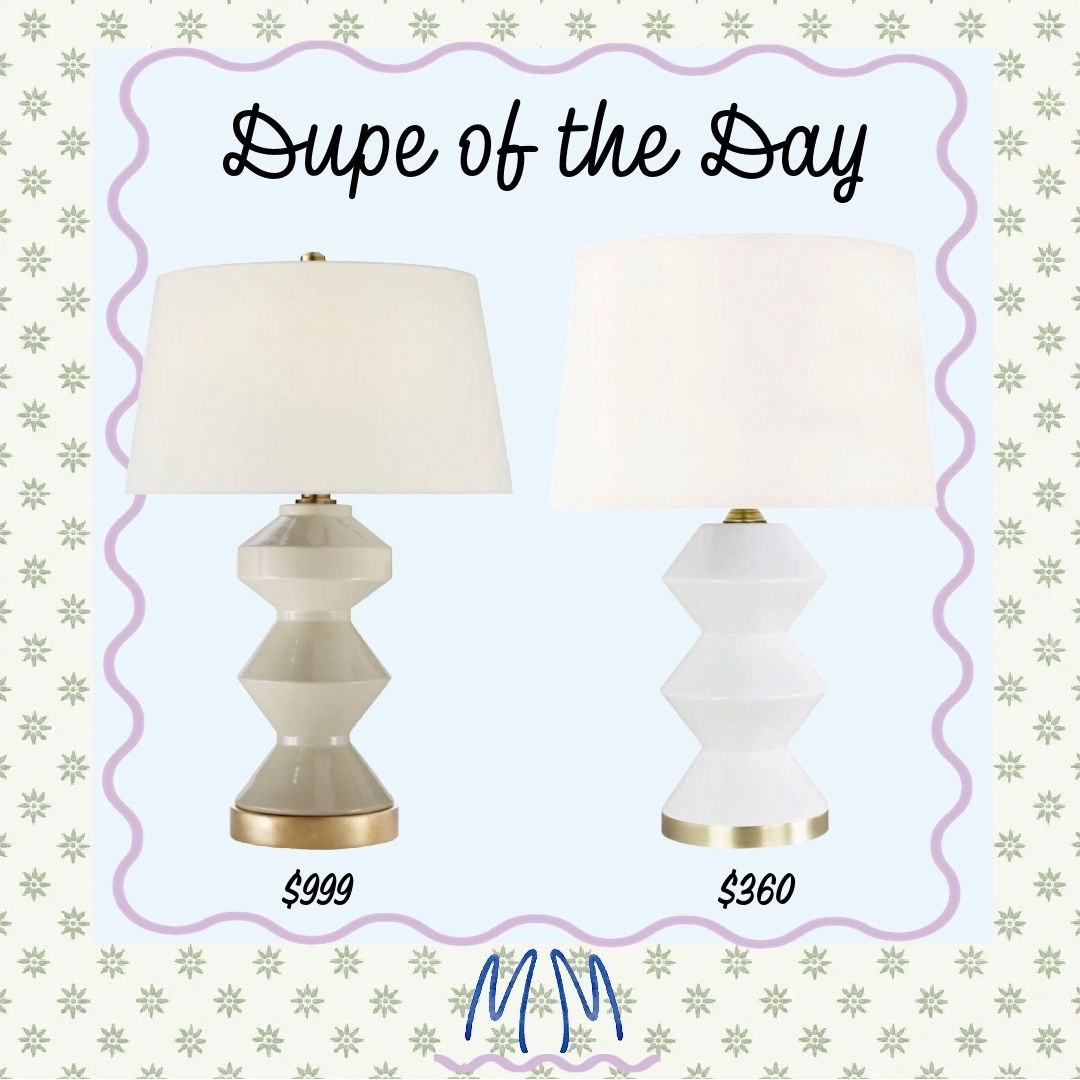 I love lamp. 

Available in 2 colors 

#dupes #dupe #lampdupes #dupelamps #livingroom #livingroomdecor #livingroomlamps #tablelamps #whitelamps #home #homedecor #decor #grandmillennialdecor #grandmillennialhomedecor 