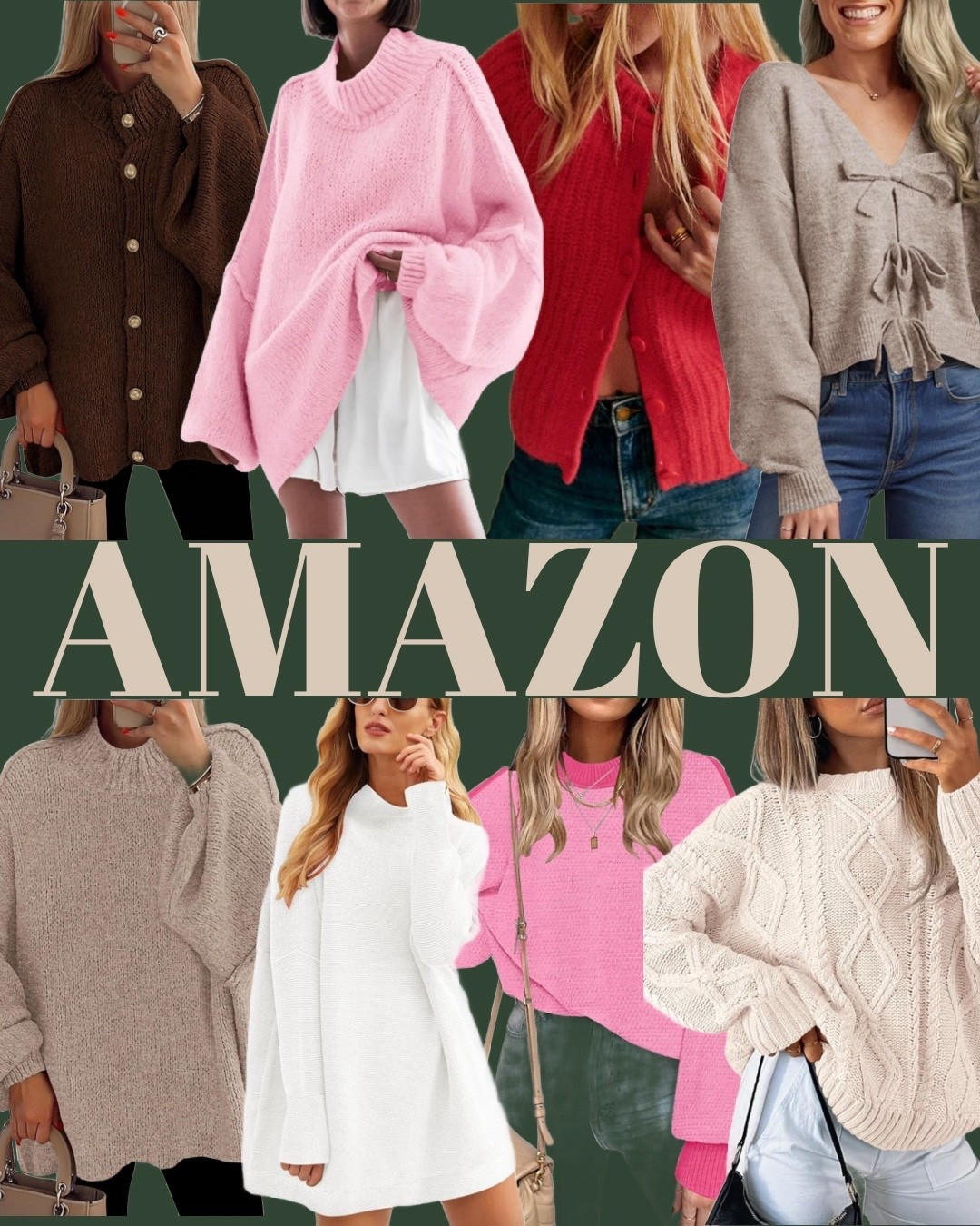 Amazon sweaters! 

Valentine’s Day, Amazon outfit, gifts for her, winter outfitt

#LTKGiftGuide #LTKHoliday #LTKFindsUnder50
