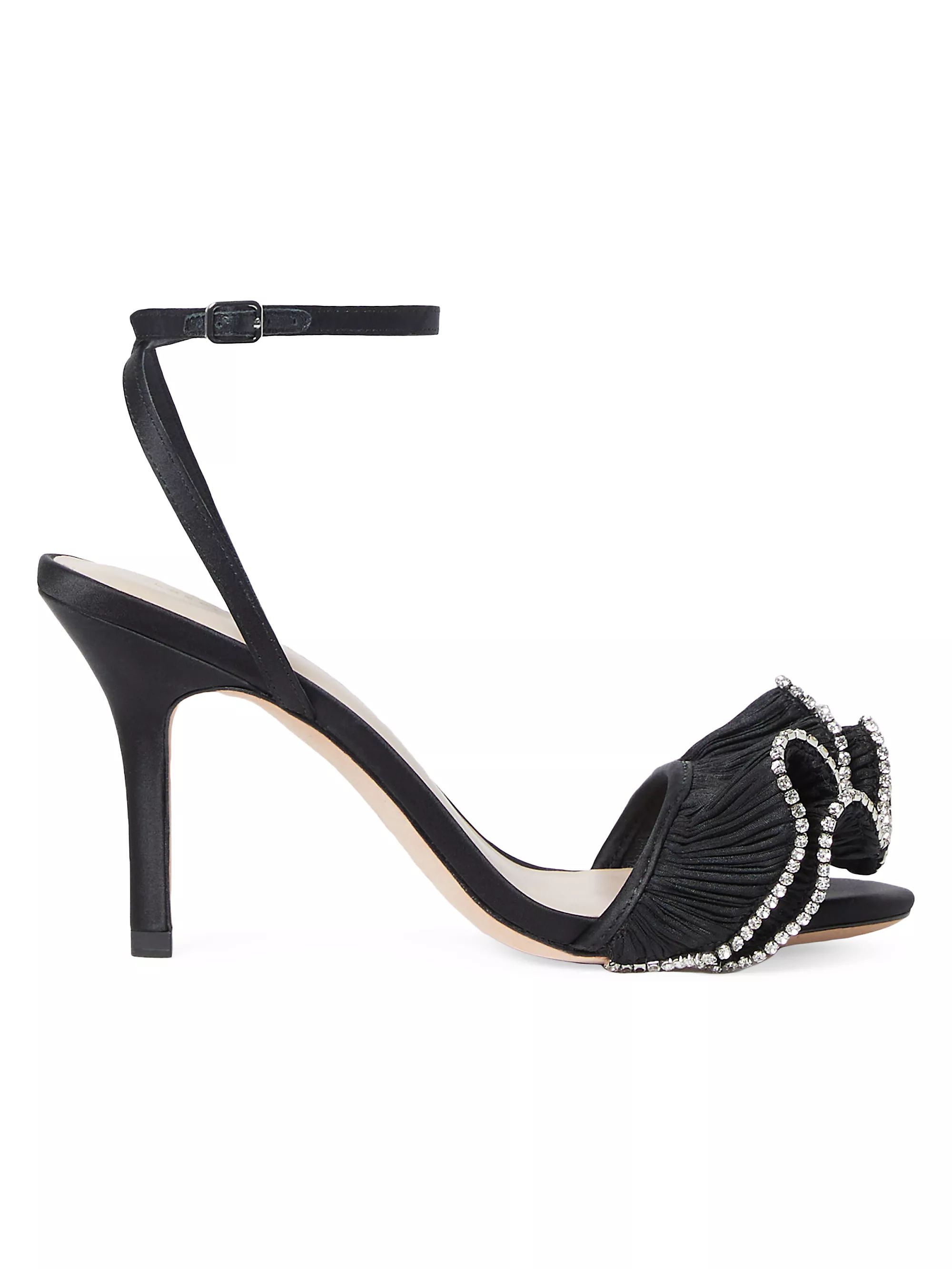 Estella 90MM Ruffled Organza Sandals | Saks Fifth Avenue