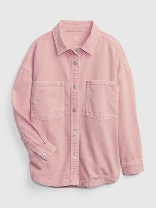 Kids Denim Utility Shirt Jacket with Washwell | Gap (US)