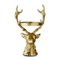 My Texas House Aluminum Casted Stag Pillar Candle Holder, 11 in | Walmart (US)