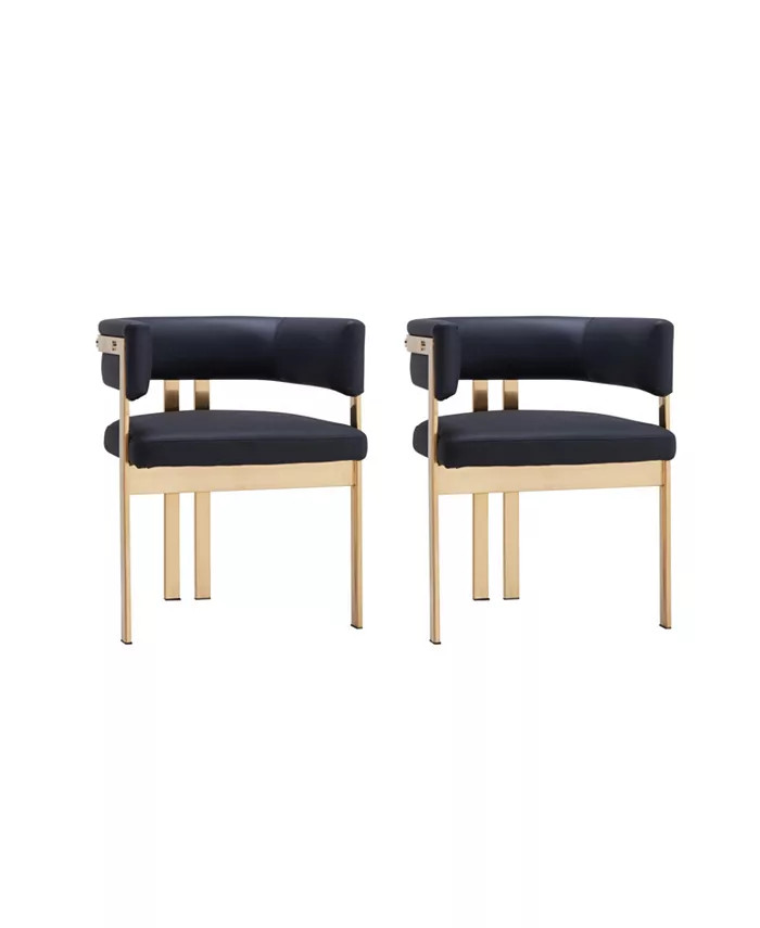 Infinity Luxury Modern Dinning Chair, 2 Piece Set - Macy's | Macys (US)