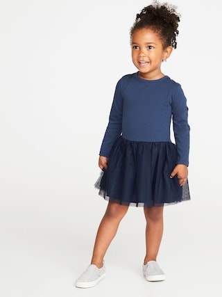 Scoop-Back Tutu Dress for Toddler Girls | Old Navy US