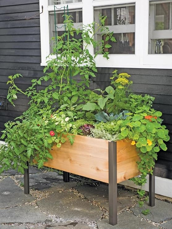 Gardener's Supply Company Raised Garden Bed | Outdoor Planter Box w/Extra Deep Height for Rooted ... | Amazon (US)