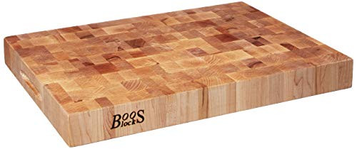 John Boos Maple Classic Reversible Wood End Grain Chopping Block, 20"x 15" x 2.25 | Amazon (US)