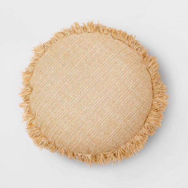 Round Throw Pillow Natural - Opalhouse™ | Target