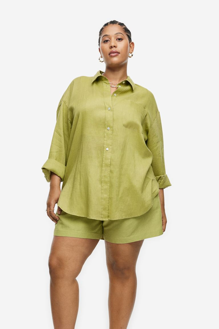 Oversized Linen Shirt | H&M (US, CA, MX)