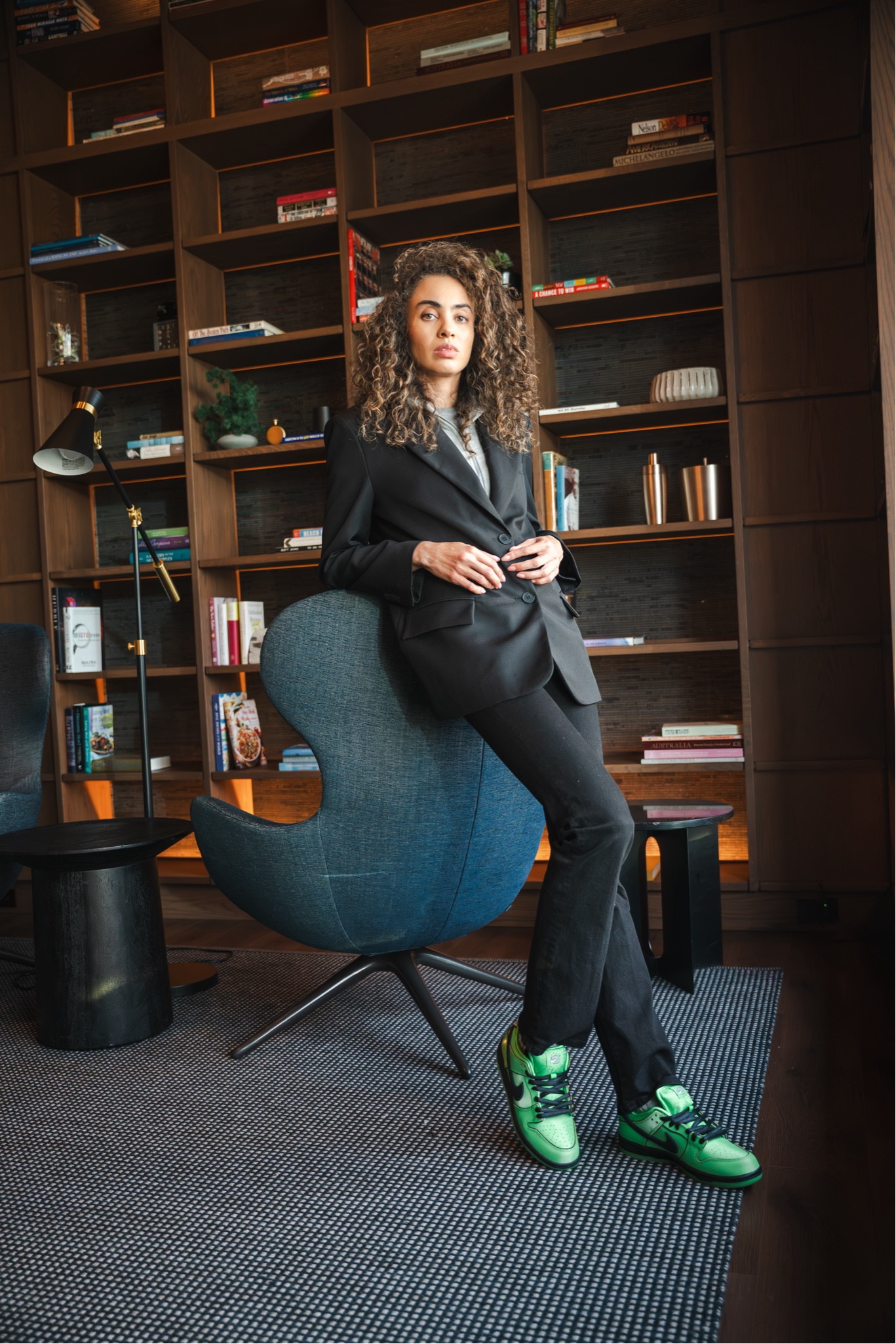 The Nike SB Powerpuff Girls “Buttercup” is a striking sneaker choice with its bright green color.  Luckily, the sneaker has outlines of black on it making it a nice match with all black ensembles.

#nikesb #sneakers #powerpuffgirls #allblack #workwear 

#LTKshoecrush #LTKstyletip #LTKGiftGuide